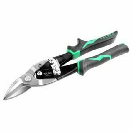 TOLSEN Aviation Snip Right Industrial Cr-Mo Construction Length:10, Two-Component Plastic Handle 30023